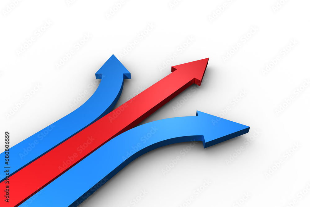 Digital png illustration of red and blue arrows on transparent background Digital png illustration of red and blue arrows on transparent background