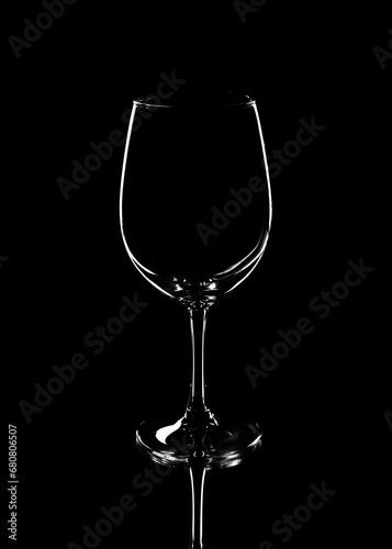 Wine Glass Silhouette
