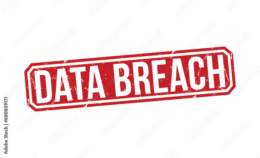 Data Breach rubber stamp vector illustration on white background. Data Breach rubber stamp Data Breach rubber stamp vector illustration on white background. Data Breach rubber stamp