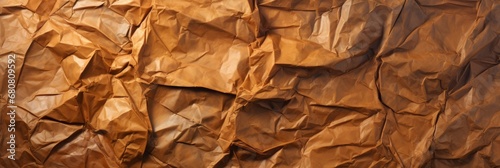 Brown Crumpled Paper Texture , Banner Image For Website, Background abstract , Desktop Wallpaper