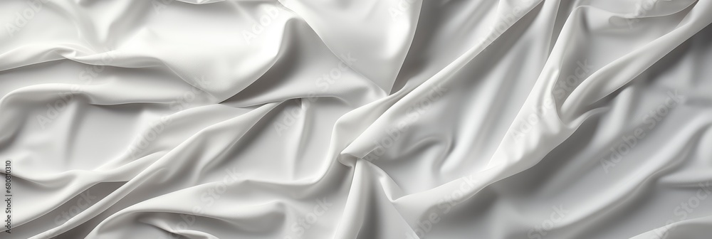 Crumpled White Paper Texture , Banner Image For Website, Background abstract , Desktop Wallpaper