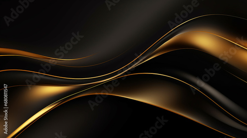 dark and gold abstract background luxury shape