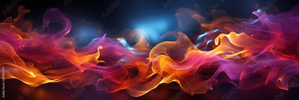 Glowing Purple Red Yellow Orange Black , Banner Image For Website, Background abstract , Desktop Wallpaper