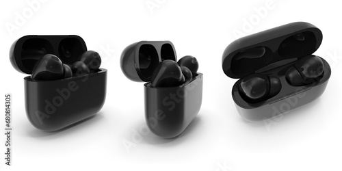 headphone on transparent background