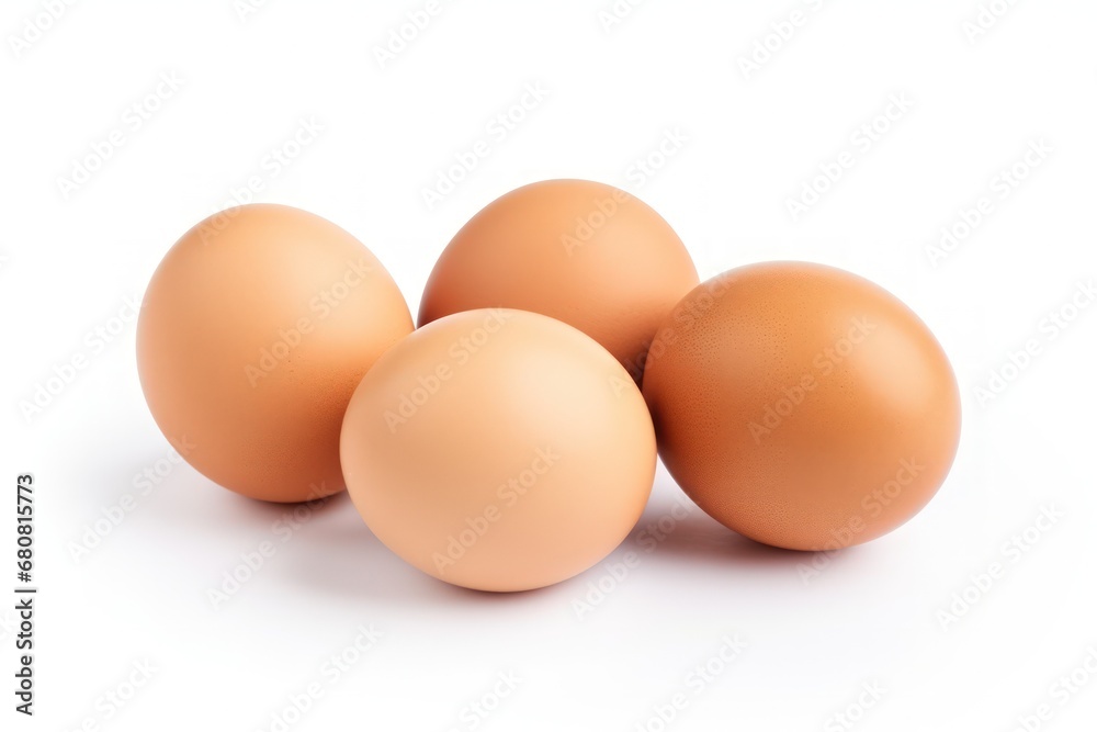 Chicken egg on a white background. Chicken egg on a white background.