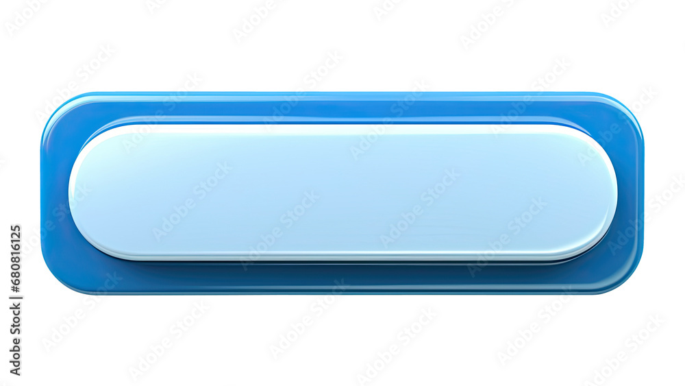 Illustration of blank blue web button isolated on transparent background Illustration of blank blue web button isolated on transparent background