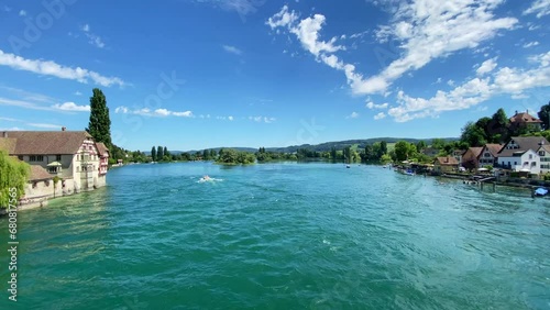 Rhein bei Stein am Rhein, Schweiz  photo