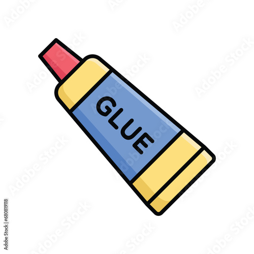 glue icon vector design temp[late simple and clean