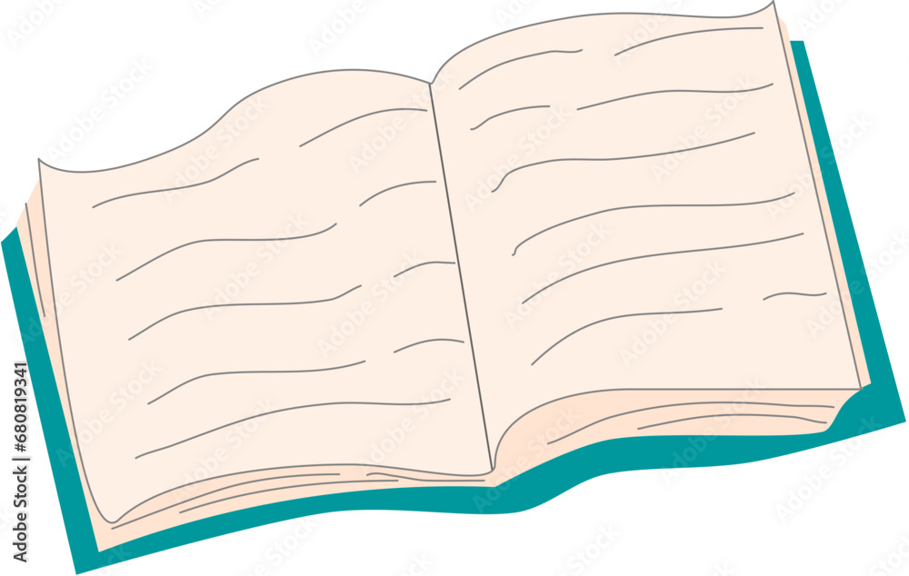 Books flat vector illustrations Books flat vector illustrations