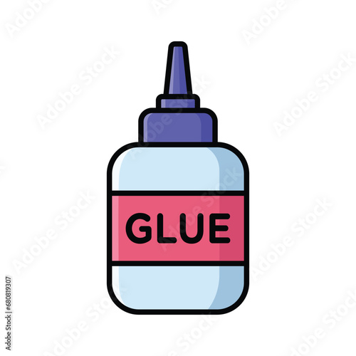 glue icon vector design temp[late simple and clean