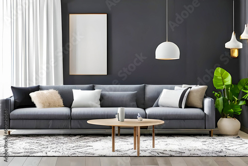 Contemporary Residential Livingroom , luxuary modern interior design photo