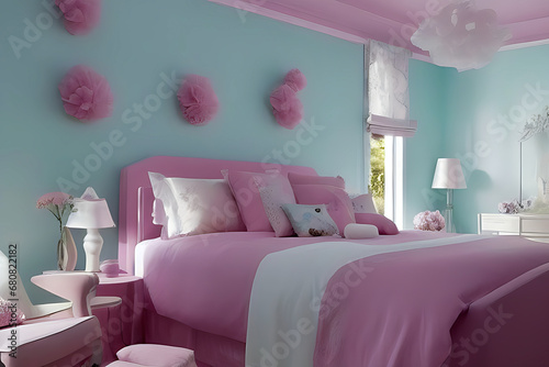 Creative Pastel Color Elegant Bedroom Interior Design  Peculiar