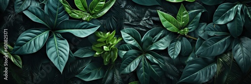 Nature Dark Green Leaf Garden Natural , Banner Image For Website, Background abstract , Desktop Wallpaper