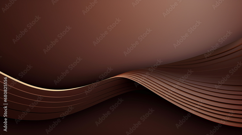 Fototapeta premium simple elegant brown shade background with line golden element