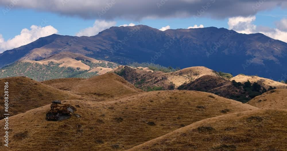Hilly Range landscape drone shot of Pikey Peak Nepal scenic nature Hilly Range landscape drone shot of Pikey Peak Nepal scenic nature