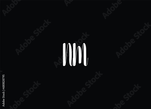 NM creative logo design and monogram logo