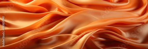 Orange Smooth Fabric Background Texture , Banner Image For Website, Background abstract , Desktop Wallpaper
