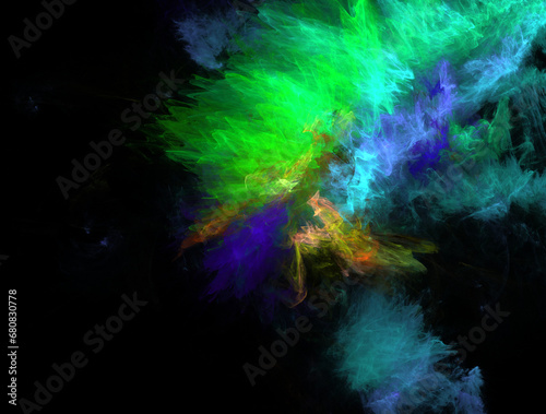 Imaginatory fractal abstract background Image