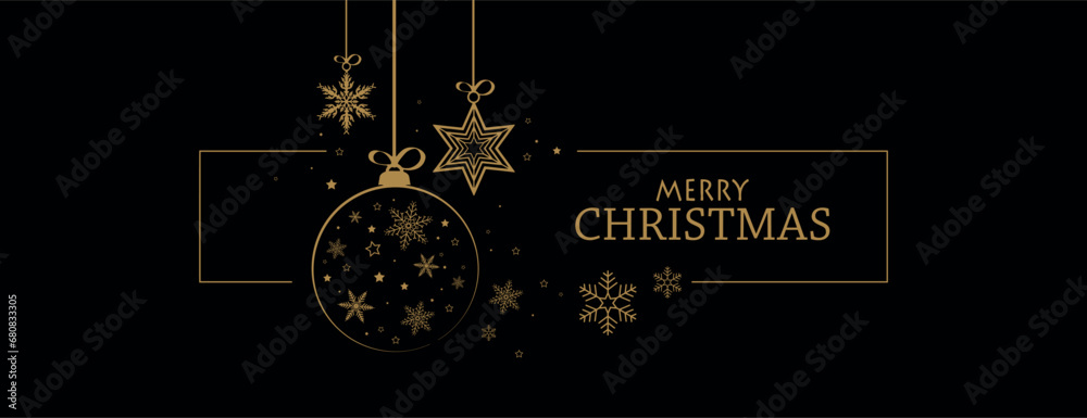 Marry christmas background with snowflakes	