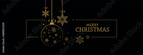 Marry christmas background with snowflakes	