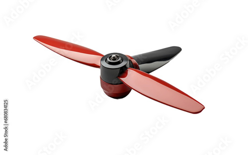 Marvelous Rolling Helicopter Main Rotor Isolated on Transparent Background PNG. photo
