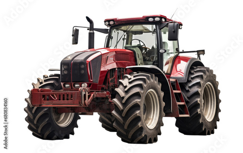 Gorgeous Stylish Harrow Tractor Isolated on Transparent Background PNG.