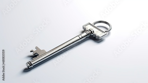 House key isolated on a white background © tydeline