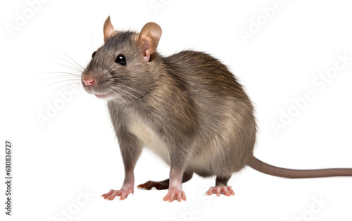 Harmful Spiny Rat Proechimys Sp Isolated On Transparent Background PNG.