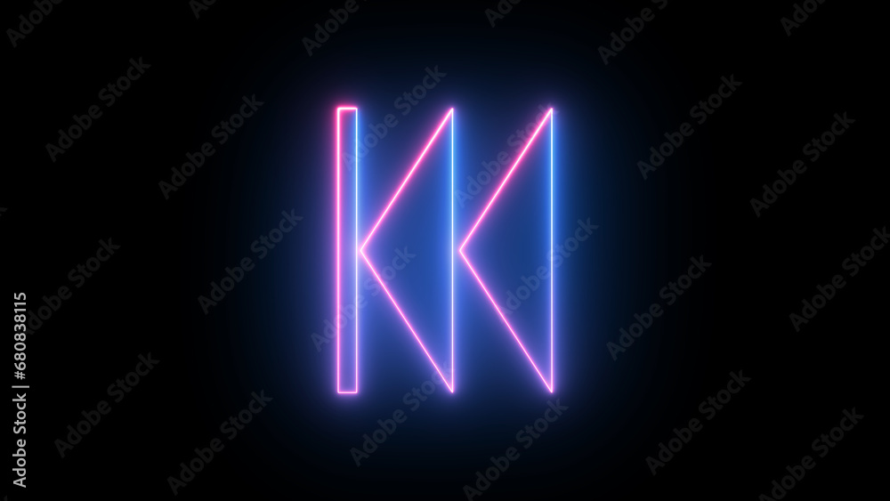 A glowing directional arrow neon sign. Vector illustration.set of neon glowing colorful arrows design A glowing directional arrow neon sign. Vector illustration.set of neon glowing colorful arrows design