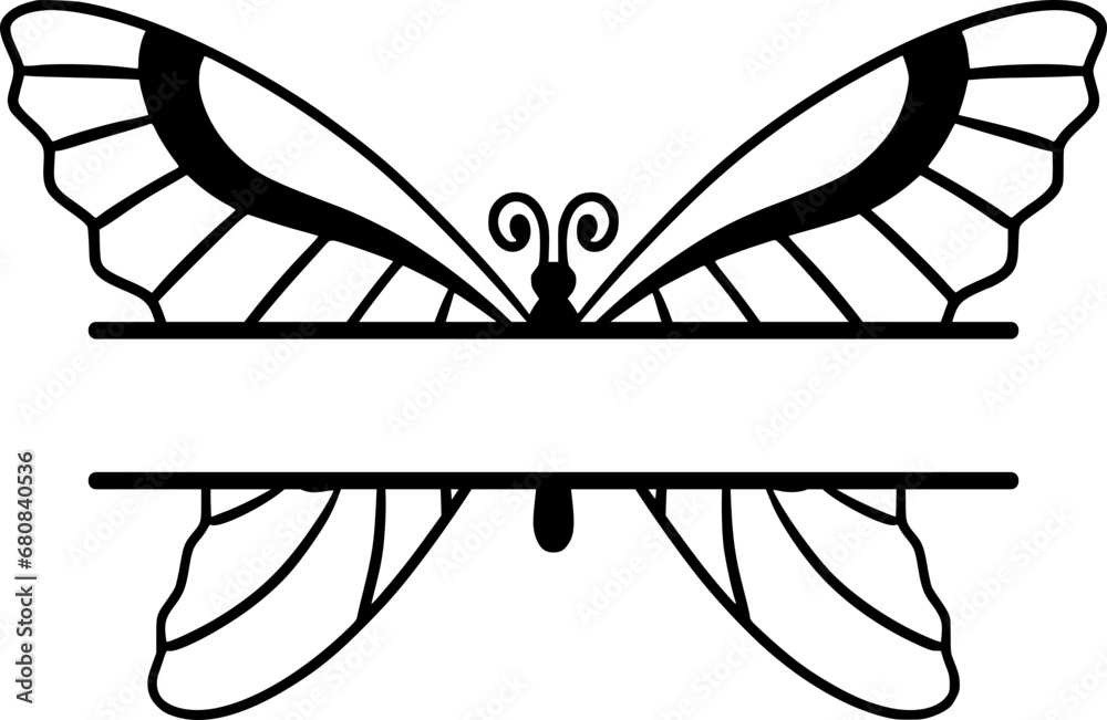 Butterfly Split Monogram Butterfly Split Monogram