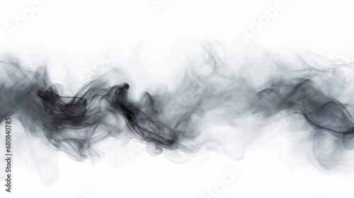 Dark Fog and Smoke Effect. Generative AI