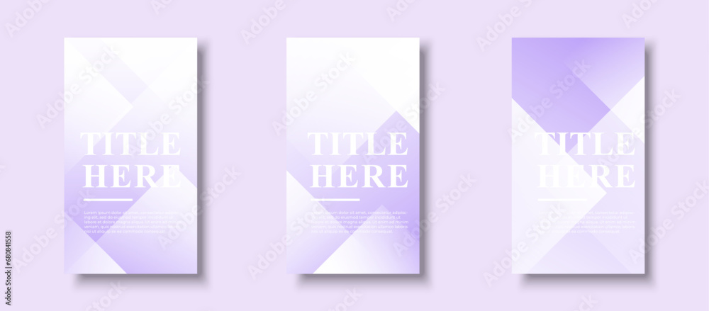 Creative story abstract background. white and purple gradation. slash effect style. soft. trendy Creative story abstract background. white and purple gradation. slash effect style. soft. trendy