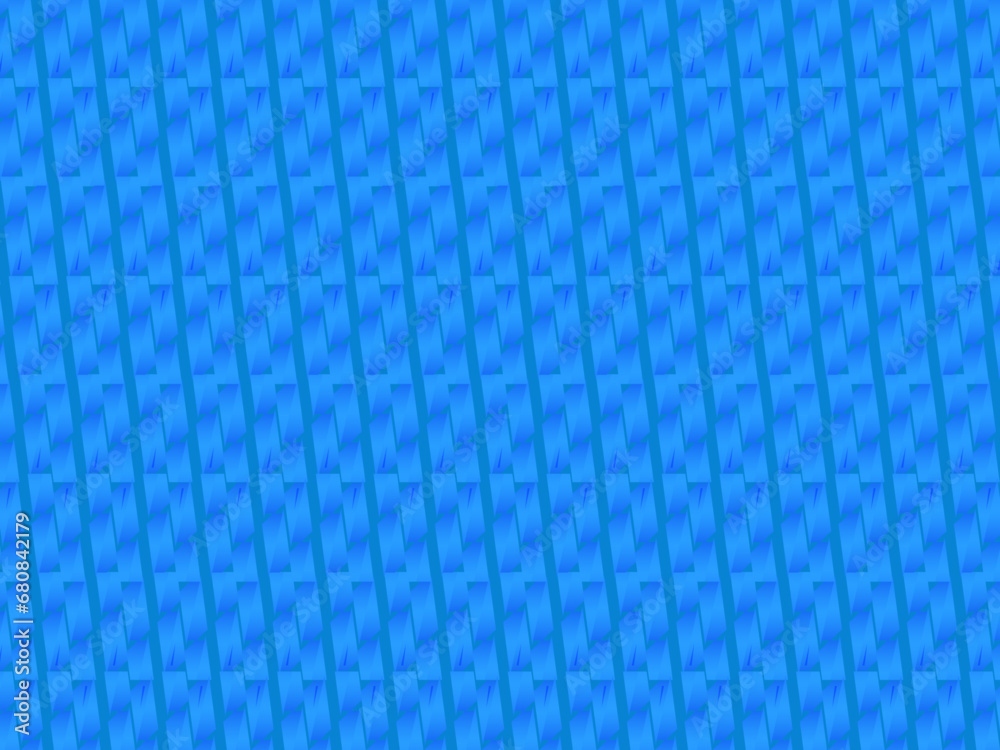 Naklejka premium Blue background with 3D style. Blue gradient abstract pattern background. Blue steel background.