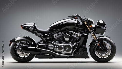  Monochrome Velocity  Digital Realism in Motorcycle Art 
