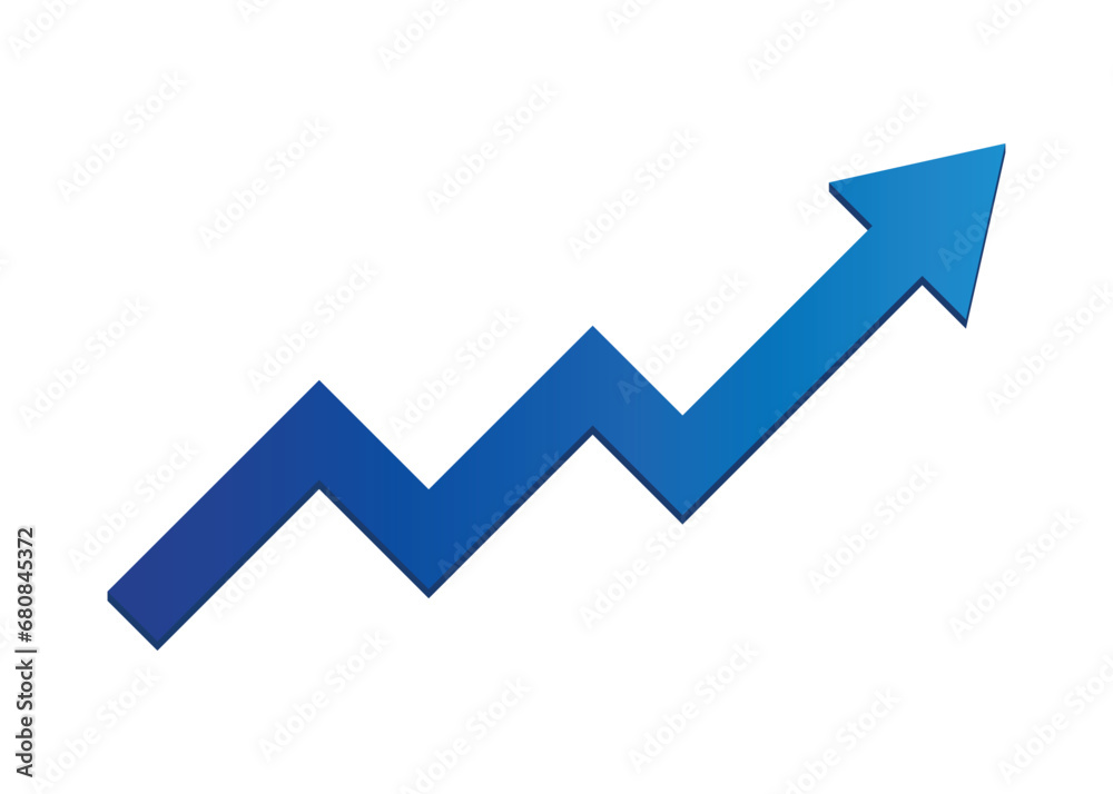 big blue arrow up growing simple red graph concept of growth and increase growing business profit economic financial rise chart big blue arrow up growing simple red graph concept of growth and increase growing business profit economic financial rise chart