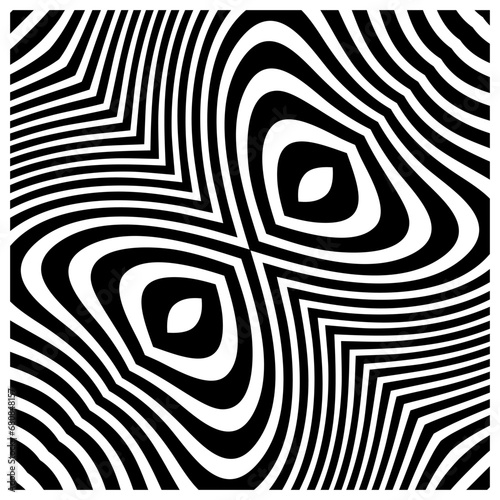 black and white stripes line black white wallpaper movement.abstract wavy background,Elegant black and white silk with stripes.Black and white Psychedelic Linear Wavy Backgrounds.black and white strip
