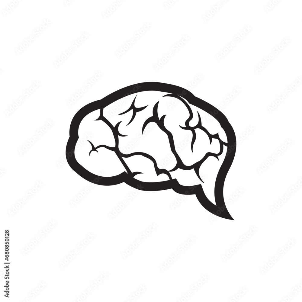 Brain logo icon design vector illustration Brain logo icon design vector illustration