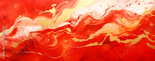 RED AND YELLOW PAINT SPLASHES. legal AI