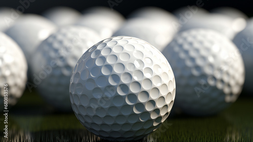 white golf ball HD 8K wallpaper Stock Photographic Image 