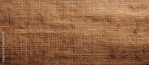 Close up Sackcloth brown with textured background. AI generated image