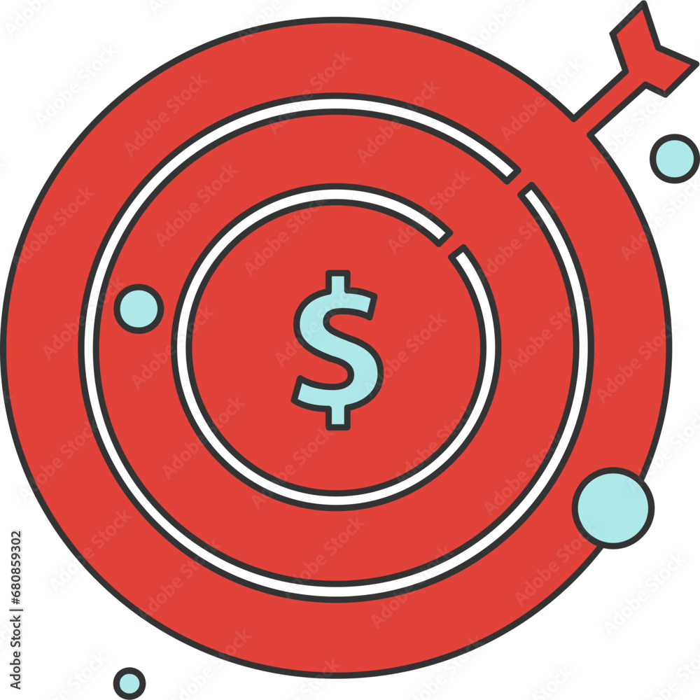 Business Financial Icon Business Financial Icon