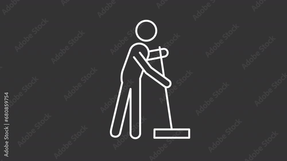 Behavior Hd Vidéo Stock 2D set of white icon animations representing human behavior ...