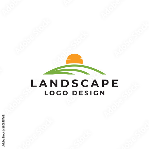 organic farm agriculture logo template