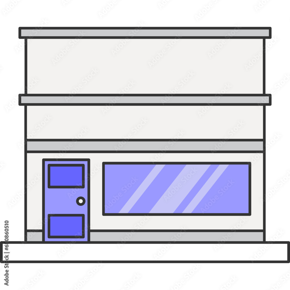 Store Building Icon Store Building Icon