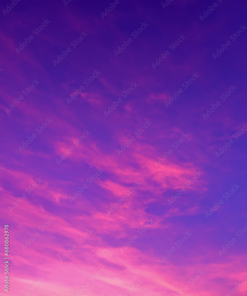 pink sky and clouds background