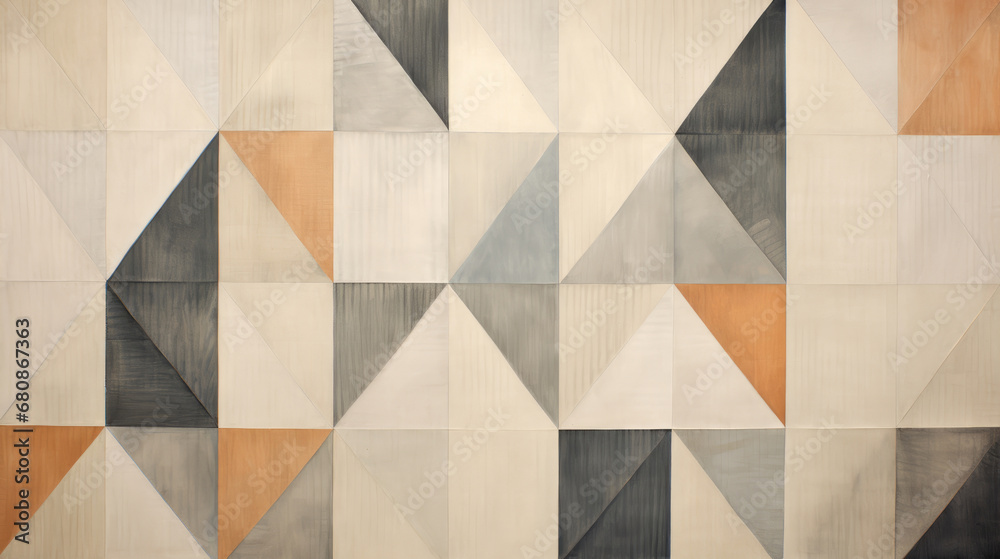 abstract geometric background of Quilted Canvas Artwork abstract geometric background of Quilted Canvas Artwork