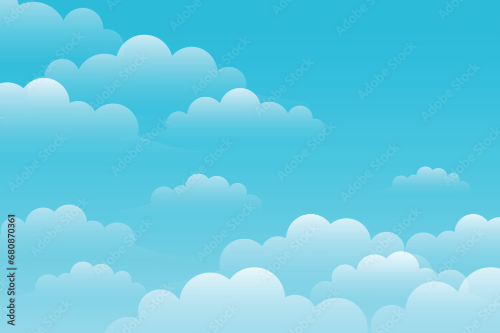 Beautiful sky background with white clouds Beautiful sky background with white clouds