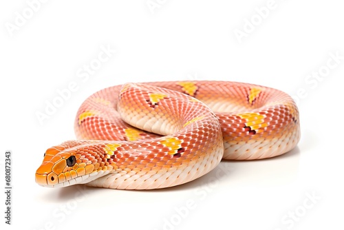 corn snake in natural forest environment. Wildlife photography
