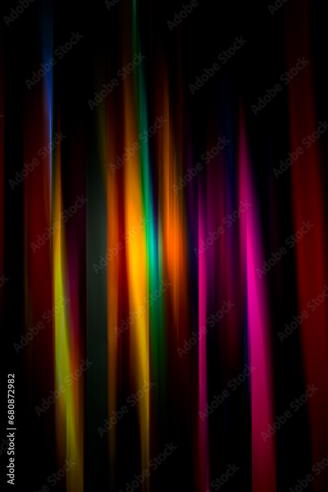 abstract linescolored background, colored stripes on a dark background