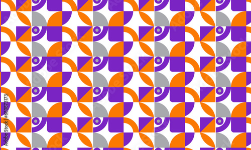 Abstract geometric colorful shapes pattern background.